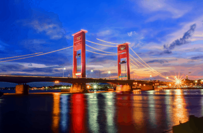 Kota Termaju di Sumatera Kota Termaju, Terbaik, Terbersih, Terindah Palembang