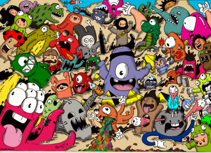 Download 470 Gambar Grafiti Doodle Keren  HD