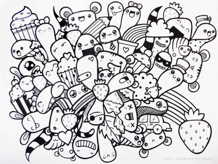 4400 Koleksi Gambar Doodle Keren Dinding Terbaik