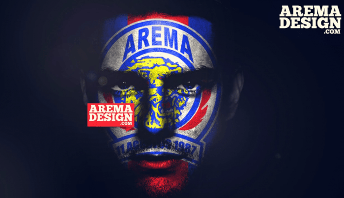  Gambar Kepala Singa Arema Hitam Putih