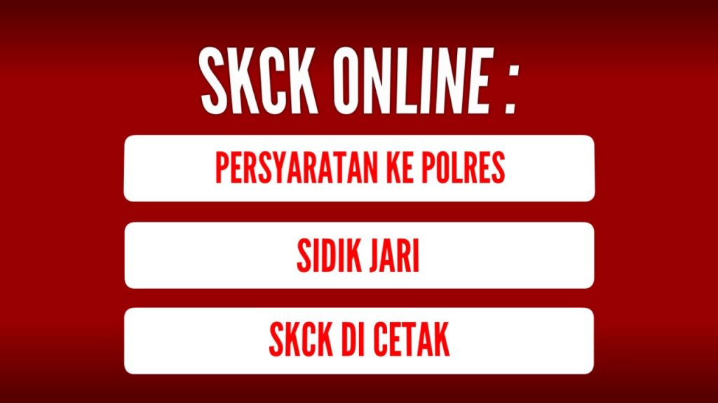 Cara Mengurus Skck Online