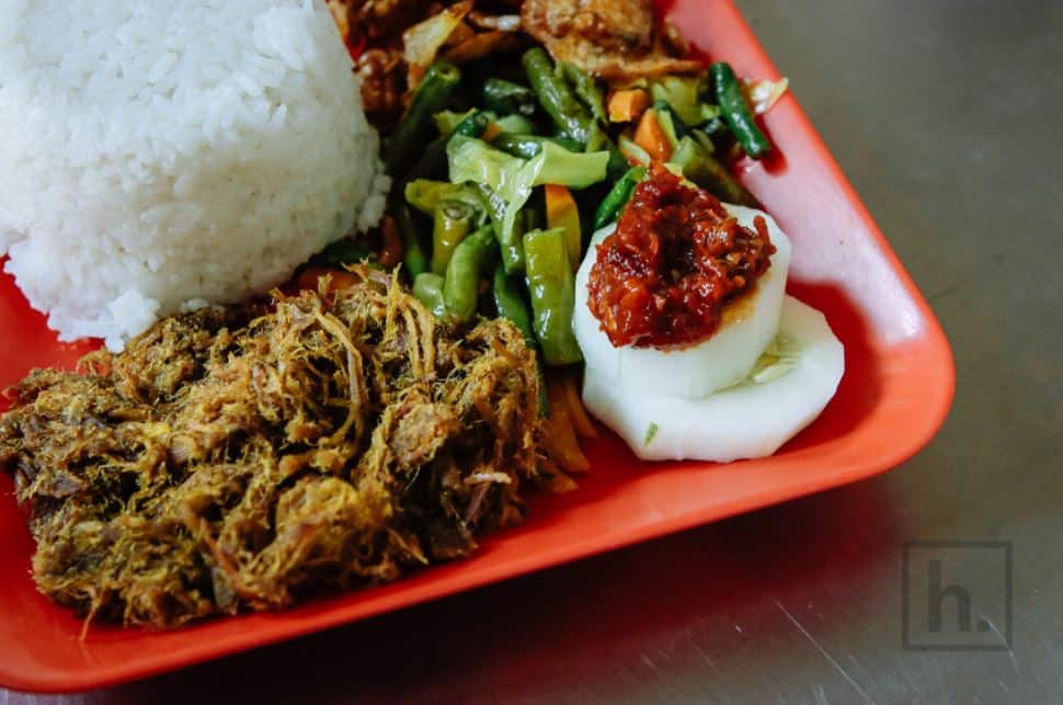 Nasi Empal Pengampon makanan khas indonesia