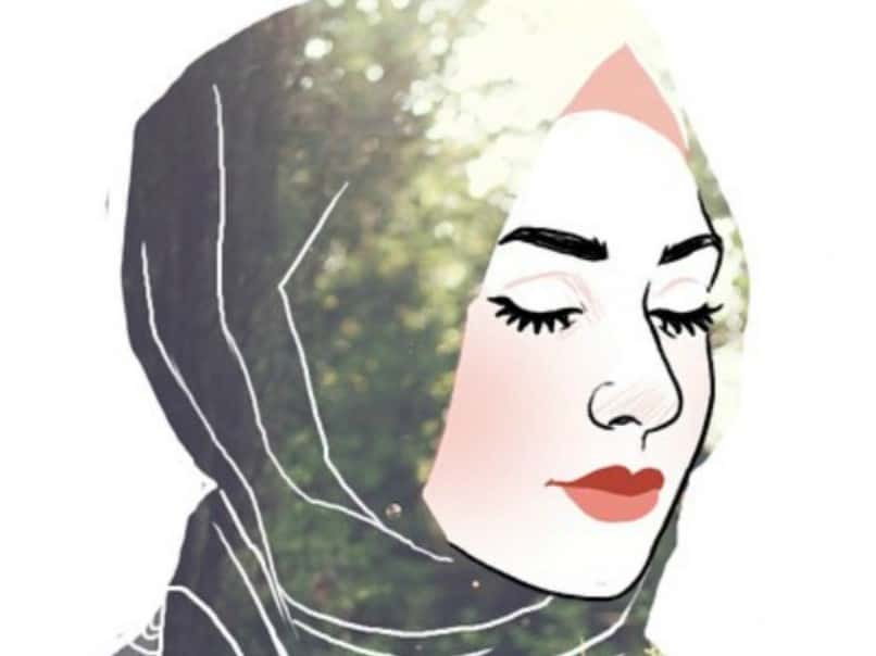 30 Gambar  Kartun  Muslimah Bercadar Syari Cantik Lucu 