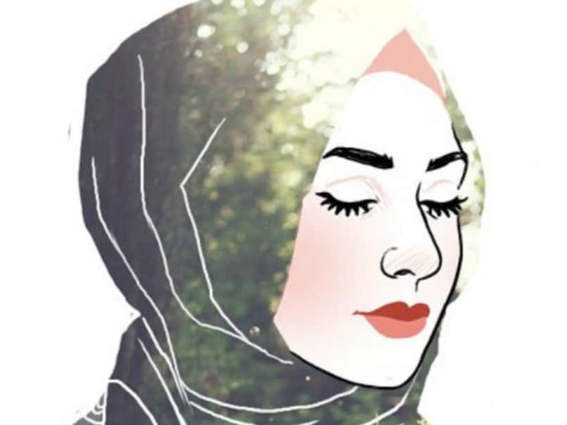 30 Gambar Kartun Muslimah Bercadar Syari Cantik Lucu