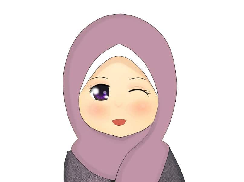 Wanita Berhijab Gambar Anime Muslimah