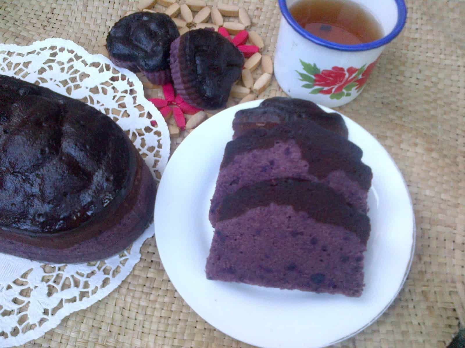 gambar Brownies Ubi Ungu