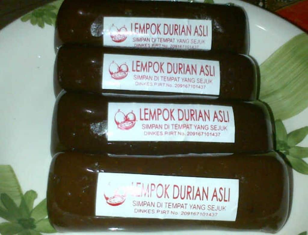 gambar makanan khas kalimantan timur Lempok Durian