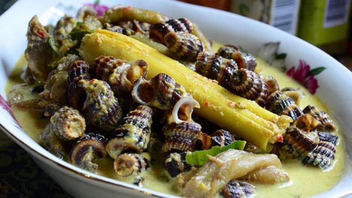 gambar makanan khas riau gulai siput