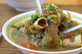 gambar makanan khas riau sup tunjang