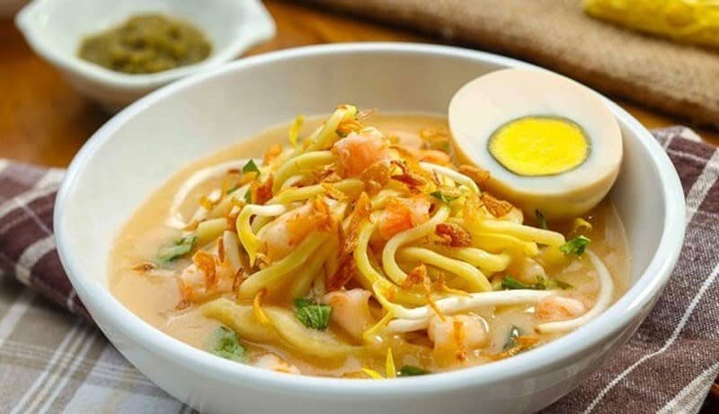 gambar makanan khas sumatera selatan mie celor