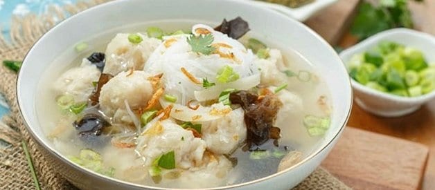 gambar makanan khas sumatera selatan tekwan