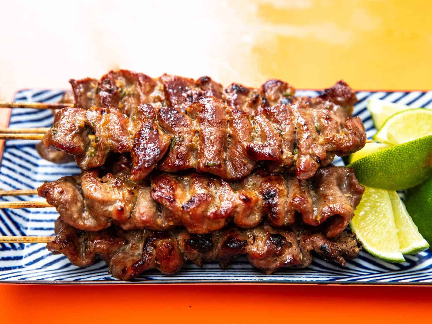 gambar makanan khas thailand Moo Ping
