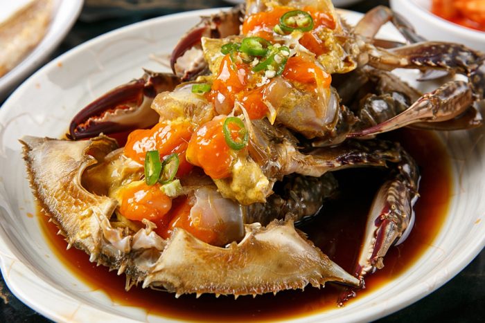gambar makanan korea Ganjang Gejang