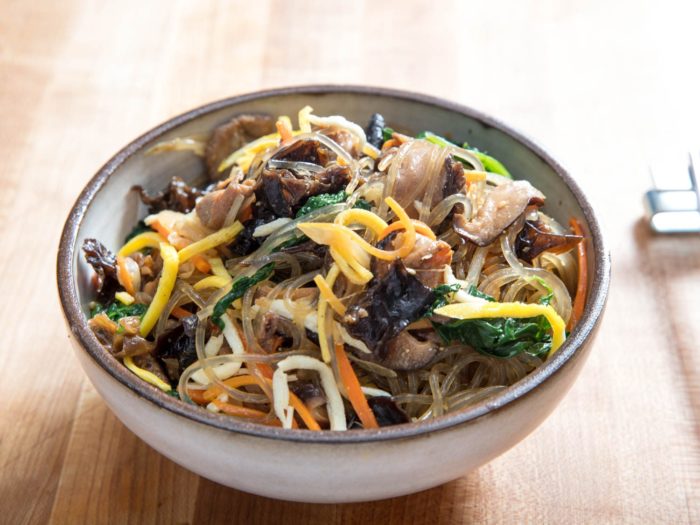 gambar makanan korea Japchae