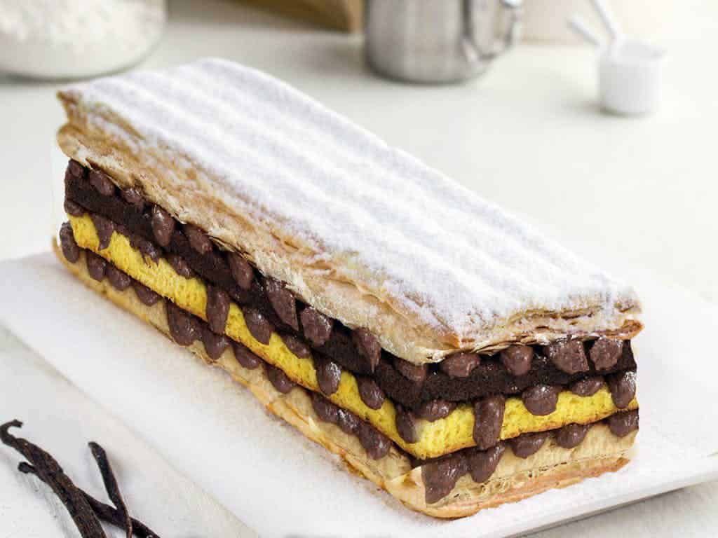 gambar makanan kekinian Surabaya Snow Cake