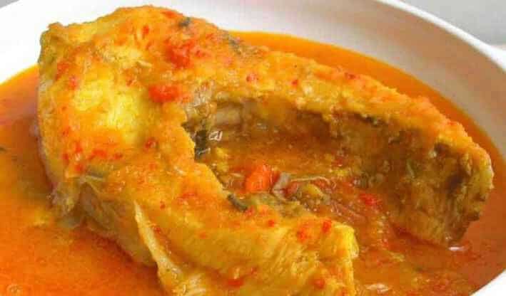 gambar makanan khas kalimantan barat Asam Pedas Tempoyak