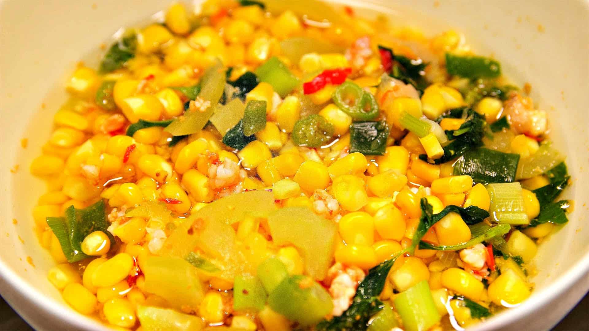 gambar makanan khas ntt Catemak Jagung