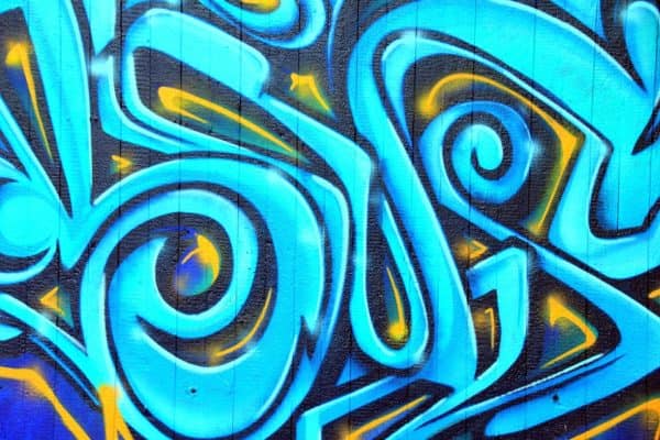grafiti abstrak